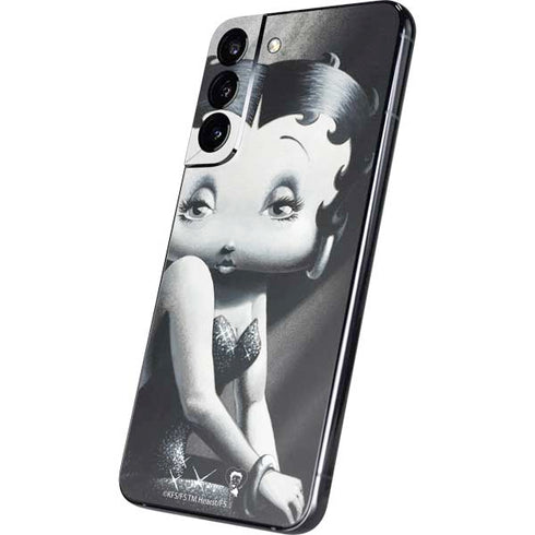 Betty Boop Black and White Galaxy S22 Plus Skin